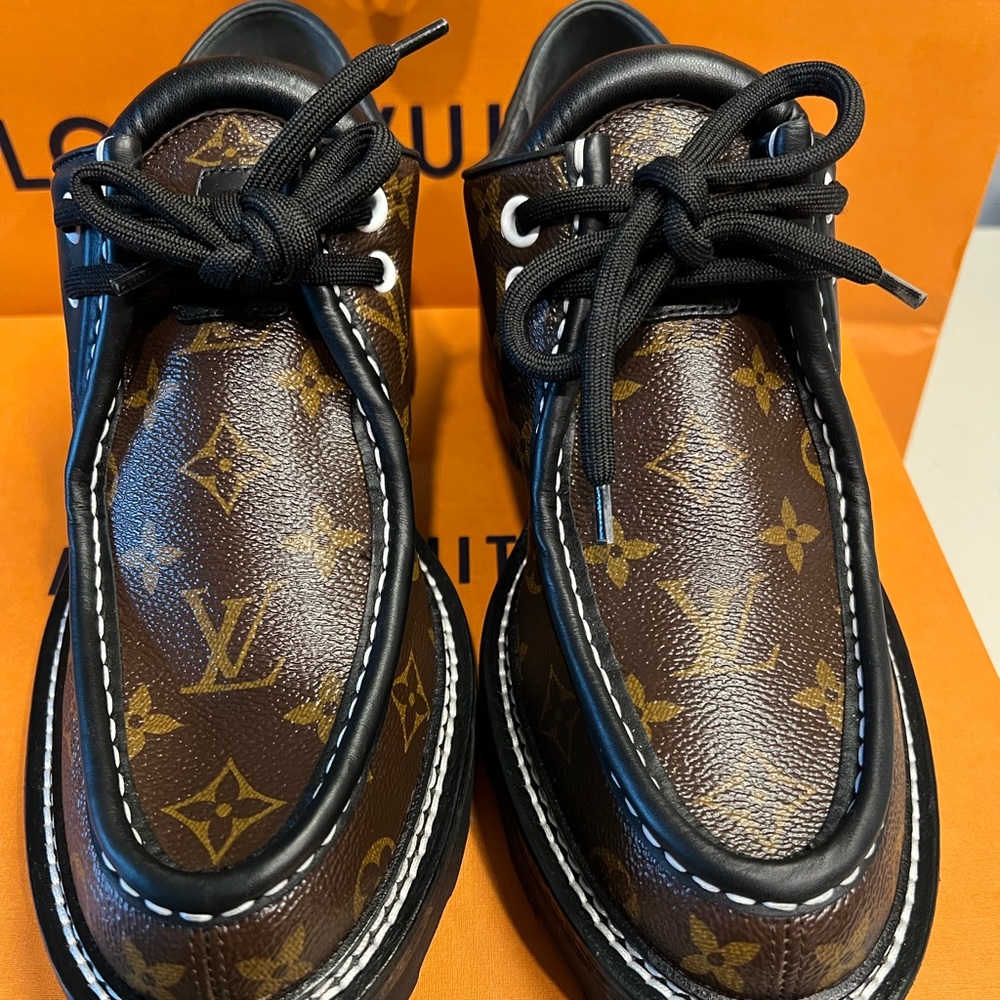 AUTHENTIC LOUIS VUITTON PLATFORM SHOES